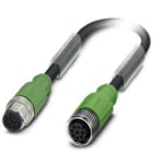 PHOENIX CONTACT - Cable SAC-8P-M12MS/1,5-PUR/M12FS SH para sensores/ actuadores