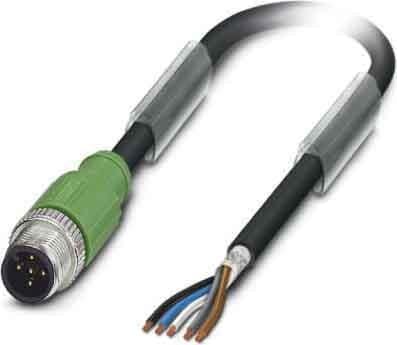 PHOENIX CONTACT - Cable SAC-5P-M12MS/10,0-PUR SH para sensores/ actuadores
