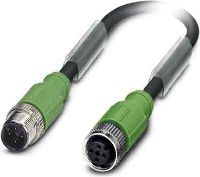 PHOENIX CONTACT - Cable SAC-4P-M12MS/3,0-PUR/M12FS SH para sensores/ actuadores
