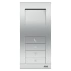 ABB - Teléfono manos libres con 4 pulsadores plata
