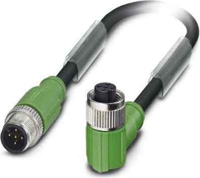 PHOENIX CONTACT - Cable SAC-5P-M12MS/1,5-PUR/M12FR SH para sensores/ actuadores