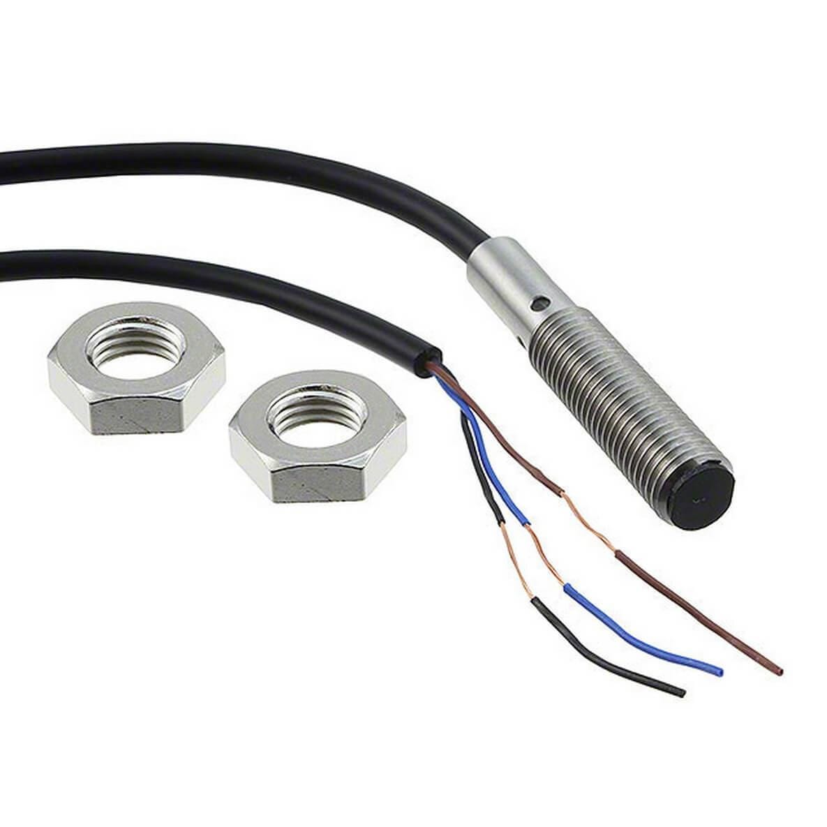 OMRON - E2B-S08KS01-WP-B1 5M  SOR.ITVO.INOX M8 ENRAS.1MM 3H PNP NA CBL