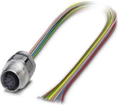 PHOENIX CONTACT - Conector enchufable SACC-EC-M12FS-8CON-PG9/0,5