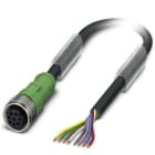 PHOENIX CONTACT - Cable SAC-8P-5,0-PUR/M12FS para sensores/ actuadores