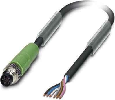 PHOENIX CONTACT - Cable SAC-6P-M 8MS/5,0-PUR para sensores/ actuadores