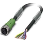 PHOENIX CONTACT - Cable SAC-8P-3,0-PUR/M12FS para sensores/ actuadores