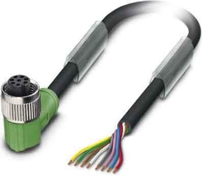 PHOENIX CONTACT - Cable SAC-8P-3,0-PUR/M12FR para sensores/ actuadores