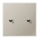 JUNG - PLACA 1X2 PAL. CONO  1912 ACERO