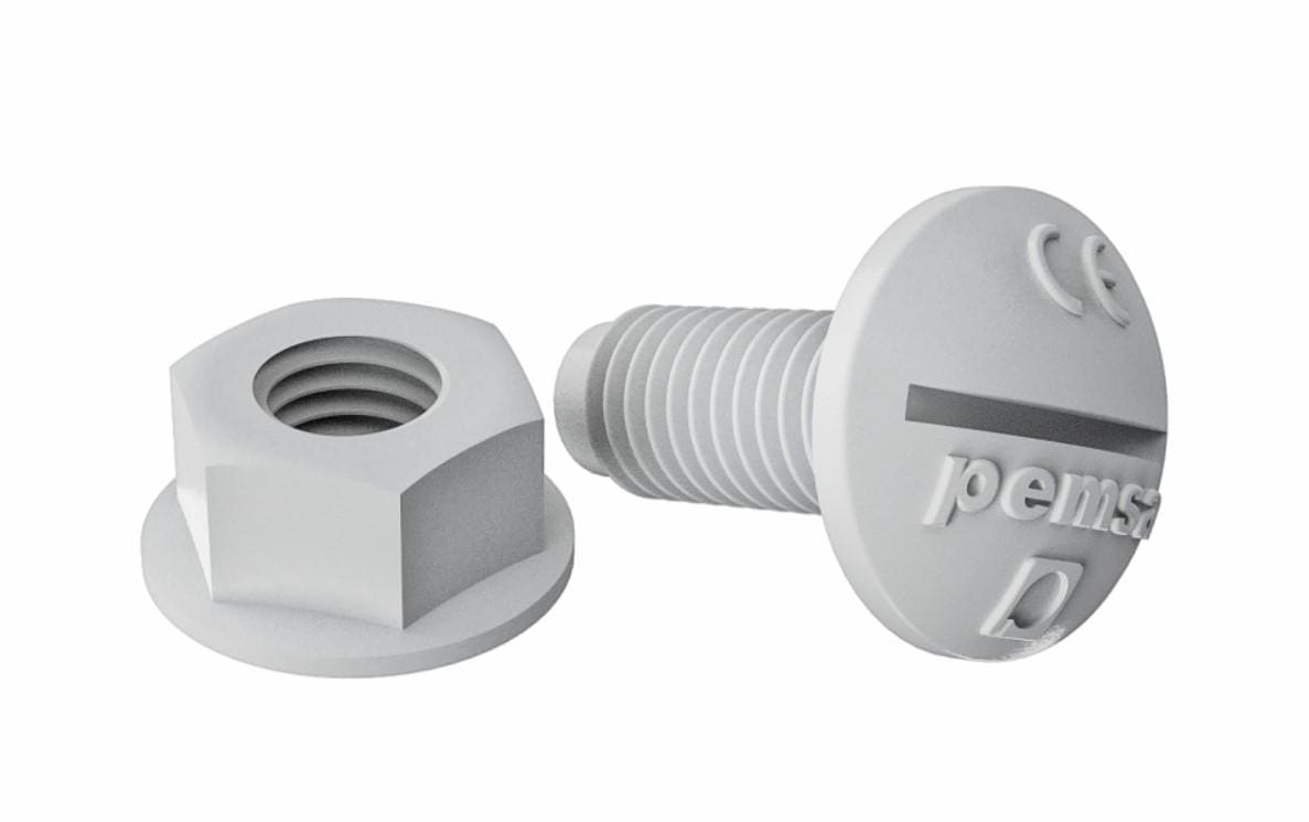 PEMSA - KIT TORNILLO AISLANTE DIN603 M8 METATRAY