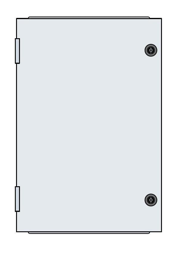 ABB - PUERTA CIEGA SR2, 800*600, RAL7035