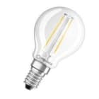 LEDVANCE - Lámpara LED Classic P 25 Filament P 2.5W 827 Clear E14