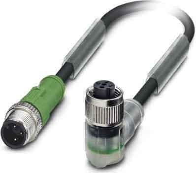 PHOENIX CONTACT - Cable SAC-3P-M12MS/0,6-PUR/M12FR-2L para sensores/ actuadores