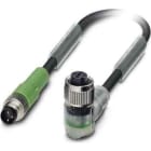 PHOENIX CONTACT - Cable SAC-3P-M 8MS/0,6-PUR/M12FR-2L de sensores/ actuadores