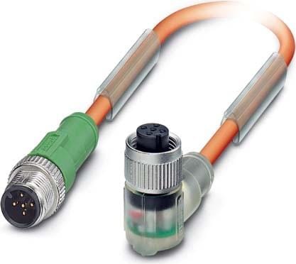 PHOENIX CONTACT - CABLE SAC-5P-M12MS/0,6-PUR/M12FR3LV