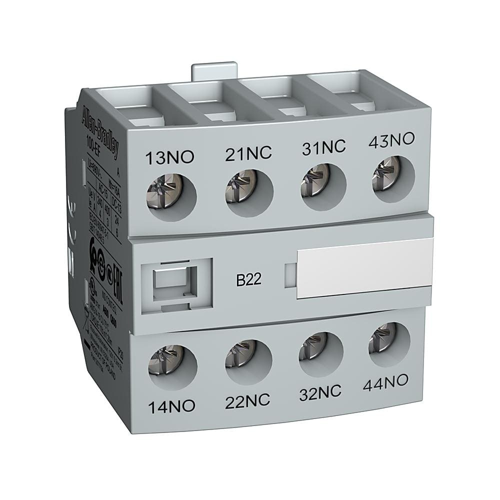 ROCKWELL - AUXILIARY CONTACT 2 NO 2 NC 100-EFA22