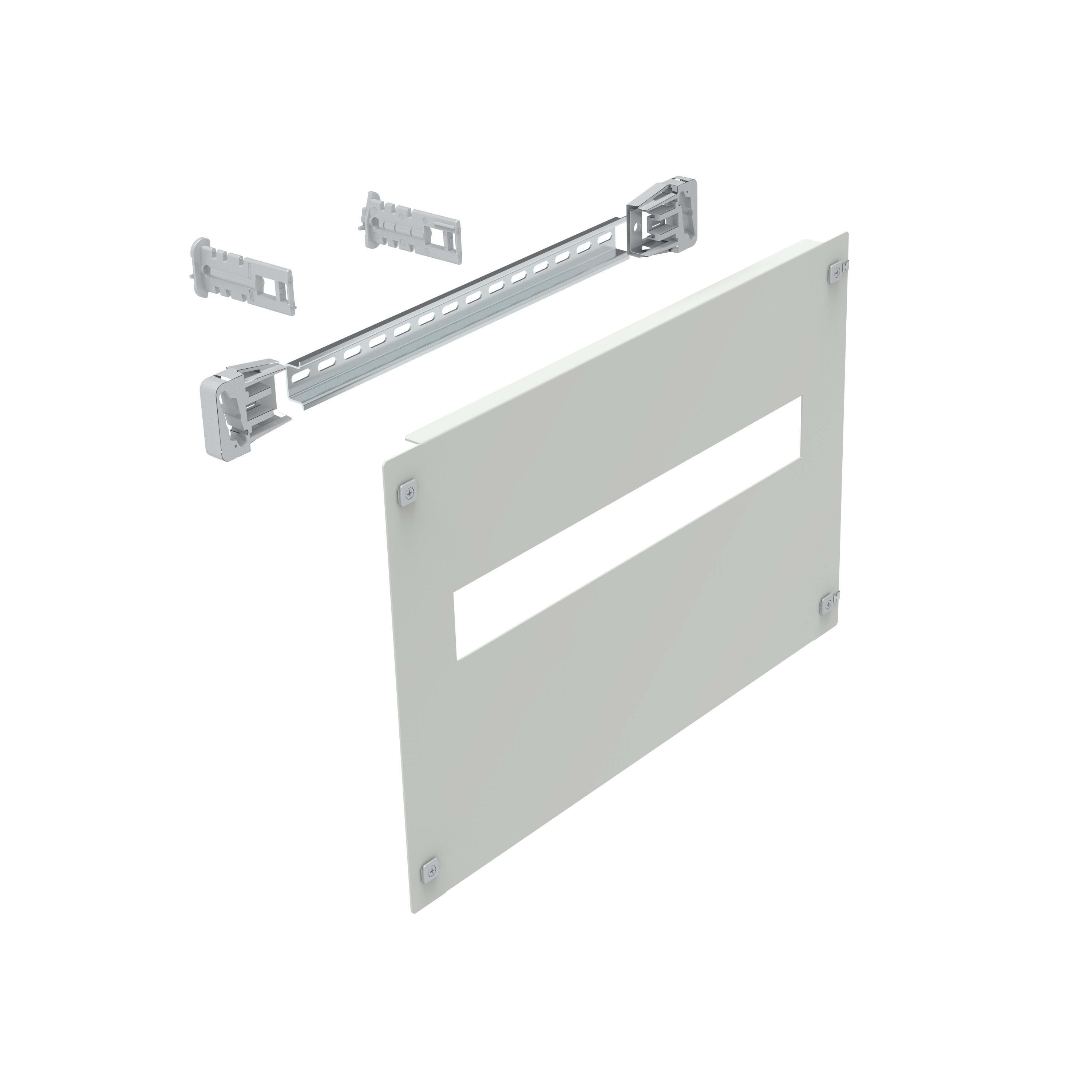 LEGRAND - Chasis modular para componer - Placa frontal metálica modular alt. 300 an. 600 con raíl