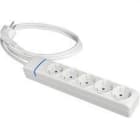 SOLERA - PROLONGADOR CON 5 TOMAS 2P+T, 16A 250V~ 1.5 M DE CABLE H05VV-F 3G1,5MM².
