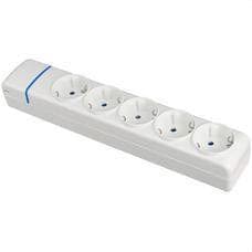 SOLERA - BASE MÚLTIPLE DE 5 TOMAS 2P+T, 16A 250V~.