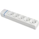 SOLERA - BASE MÚLTIPLE DE 5 TOMAS 2P+T, 16A 250V~.
