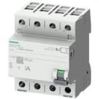 SIEMENS - INTERRUPTOR DIFERENCIAL, 4 POLOS, TIPO A, IN: 25 A