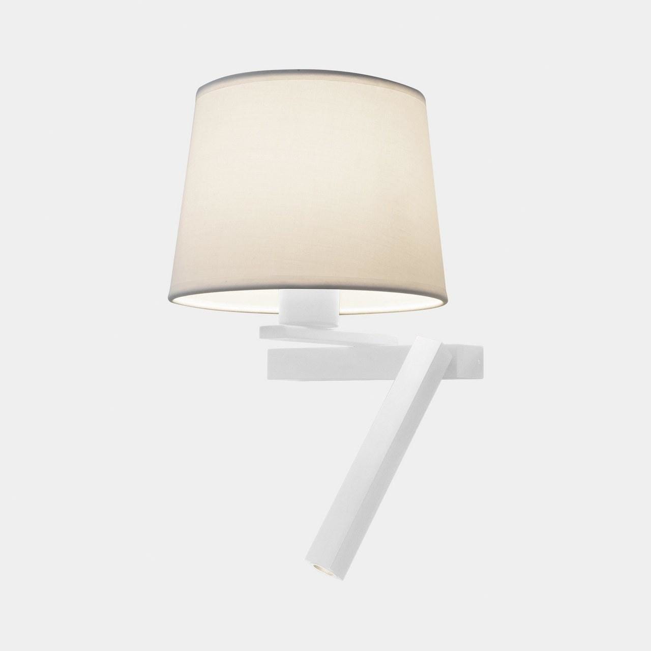 LEDS-C4 - Aplique HALL LED E27 2, 15W 2700K blanco 150lm ON-OFF