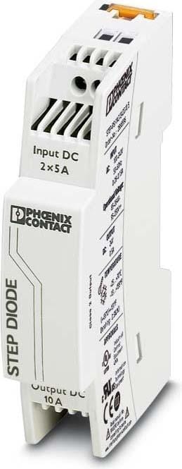 PHOENIX CONTACT - Módulo de redundancia STEP-DIODE/5-24DC/2X5/1X10