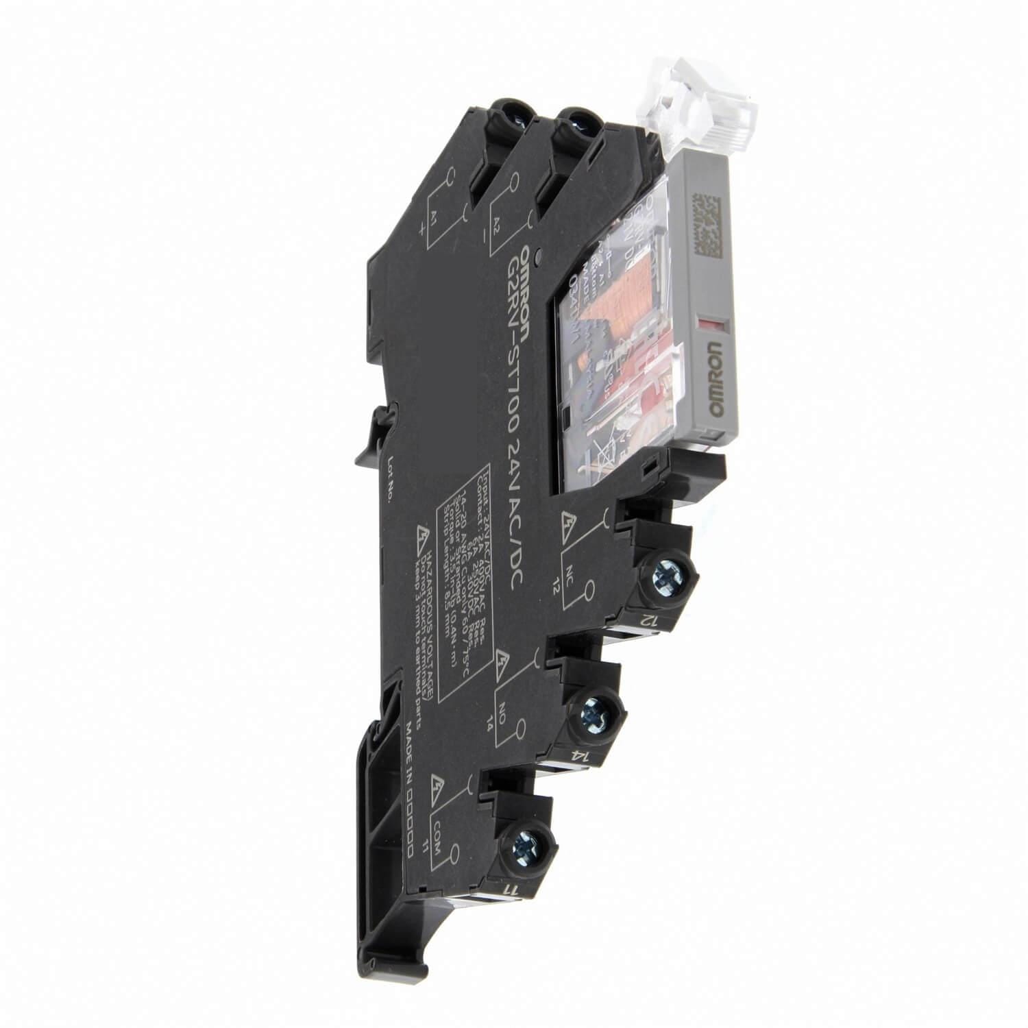 OMRON - RELÉ BORNA+BA.TORN.SPDT 6A 24V CA/CC G2RV-ST700 24VAC/DC
