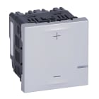 LEGRAND - Regulador universal sin neutro 2 hilos 125W, Mosaic - Aluminio