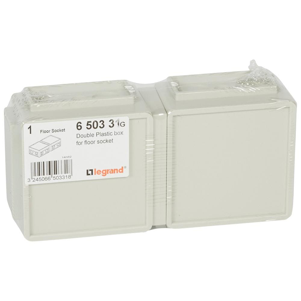 LEGRAND - Caja de empotrar plásticas con 6 módulos