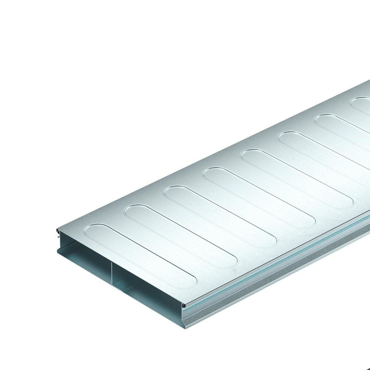 OBO BETTERMANN - Canal bajo suelo 2 partes con 2 compartimentos 2000x250x38, St, FS