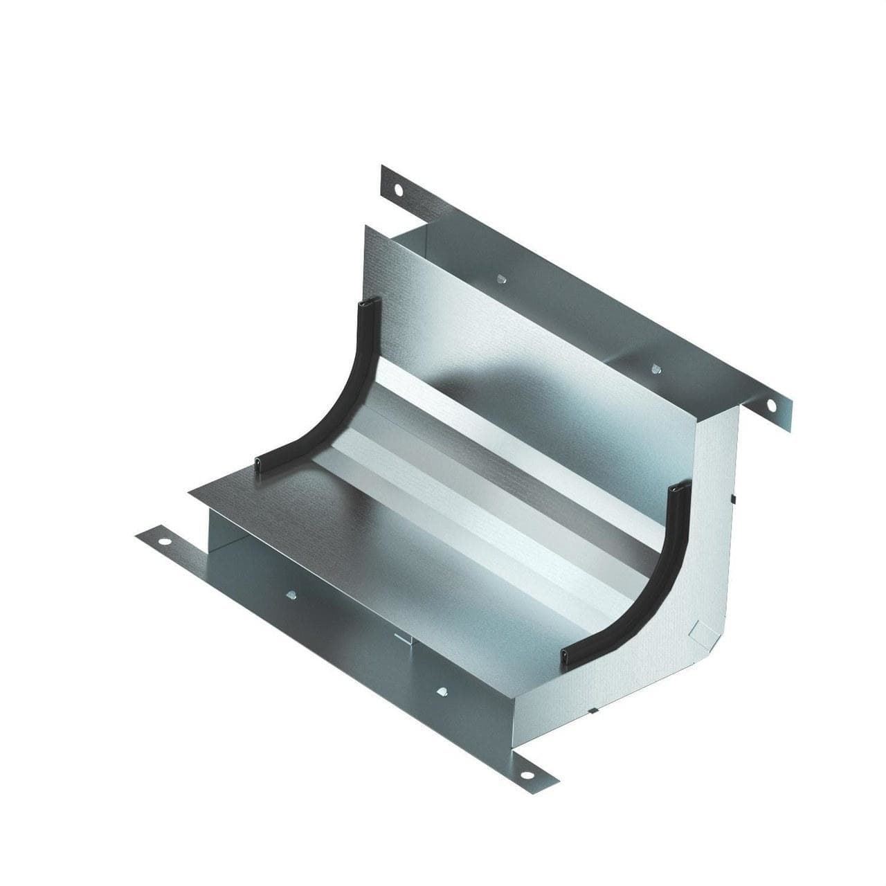 OBO BETTERMANN - Codo vertical con 2 compartimentos para EÜK-2 330x177,7x177,7, St, FS