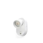 FARO - APLIQUE CORB BLANCO GU10 + USB BLANCO