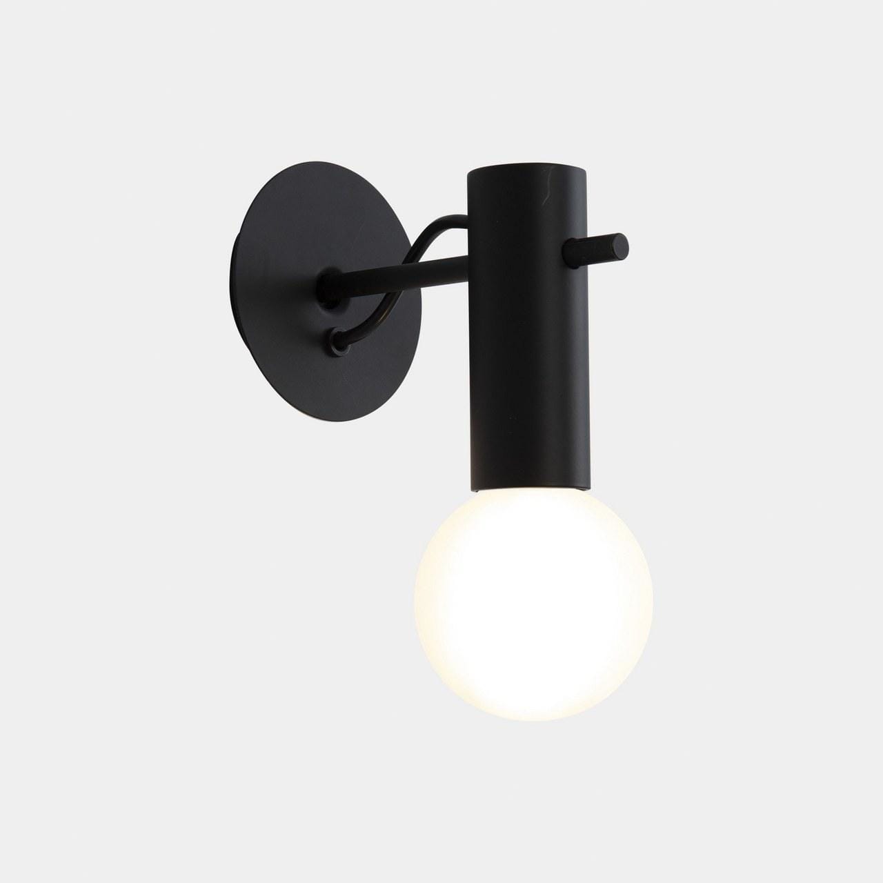 LEDS-C4 - Aplique Nude E27 15W negro