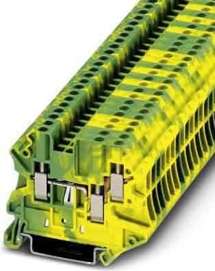 PHOENIX CONTACT - Borne de tierra para carril UT 2,5-TWIN-PE