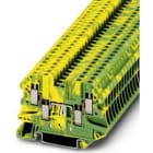 PHOENIX CONTACT - Borne de tierra para carril UT 2,5-QUATTRO-PE