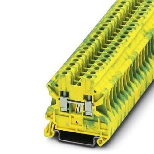 PHOENIX CONTACT - BORNE DE TIERRA PARA CARRIL UT 4-PE