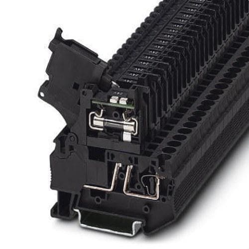 PHOENIX CONTACT - Borne de carril para fusible ST 4-HESILED 24 (5X20)