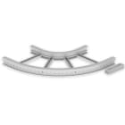 UNEX - 67 CURVA PLANA DE 90º GRIS RAL7035 85X500 R300 U23