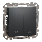Schneider Electric - INTERRUPTOR DE PERSIANAS  10AX ANTRACITA