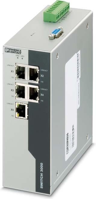 PHOENIX CONTACT - SWITCH ETHERNET FL SWITCH 3006T-2FX ST