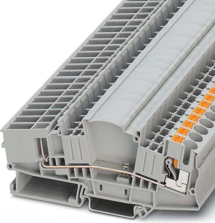 PHOENIX CONTACT - BORNE DE PASO PTMED-6-CT/1P 0,5-10MM² GY