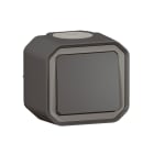 LEGRAND - Pulsador NA Plexo monobloc de superficie antracita - 10 A