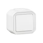 LEGRAND - Conmutador Plexo monobloc de superficie blanco - 10AX