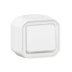 LEGRAND - Pulsador NA luminoso Plexo monobloc de superficie blanco - 10 A