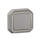 LEGRAND - Conmutador Plexo completo empotrado gris - 10AX