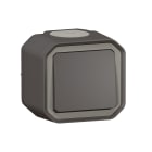 LEGRAND - Conmutador Plexo monobloc de superficie antracita - 10AX