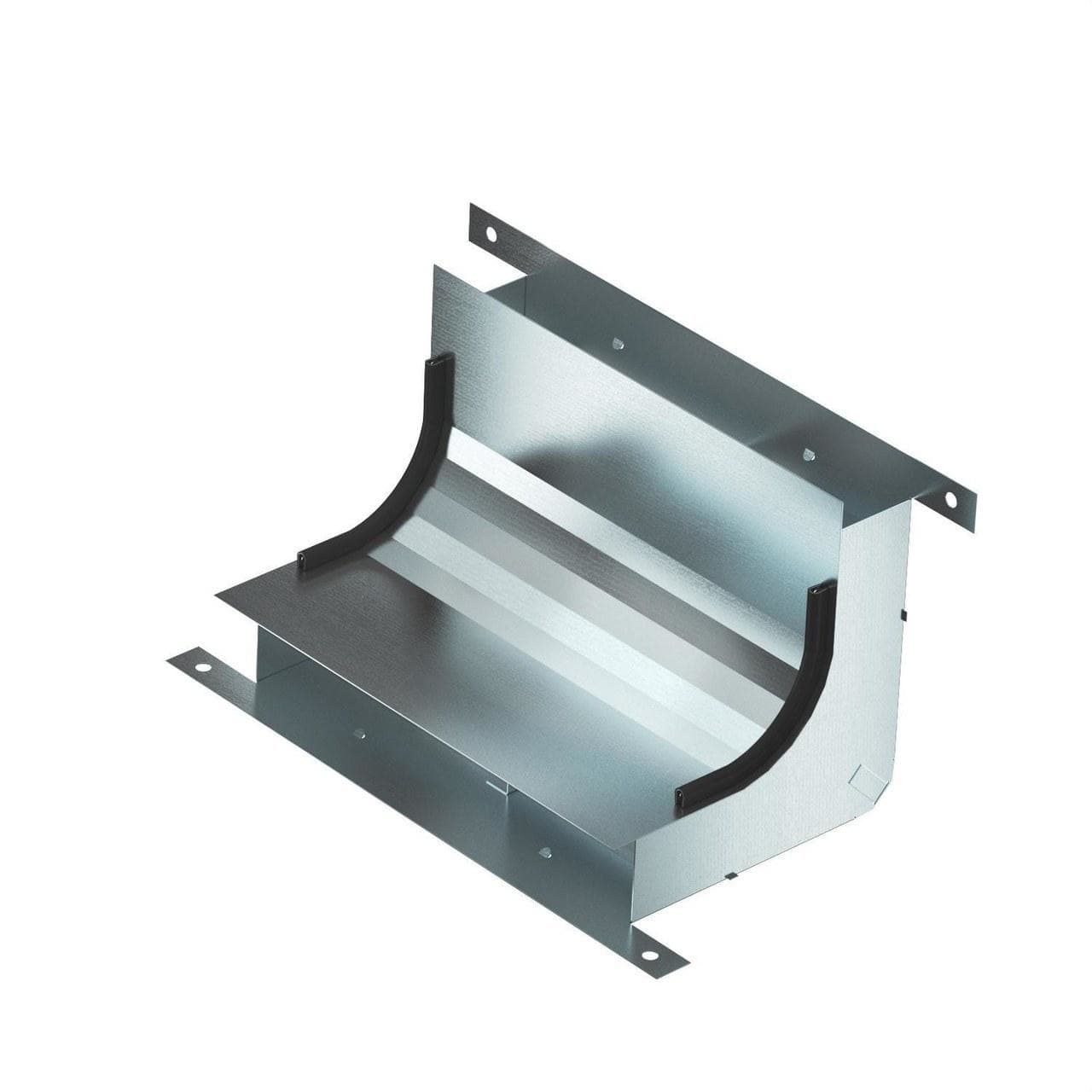 OBO BETTERMANN - Codo vertical con 2 compartimentos para EÜK-2 330x177,7x177,7, St, FS