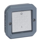 LEGRAND - Interruptor bipolar Plexo - 16A - modular Gris