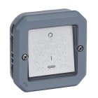 LEGRAND - Interruptor con piloto bipolar Plexo - 16A - modular Gris