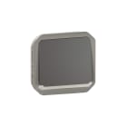LEGRAND - Pulsador NA luminoso Plexo modular antracita - 10 A